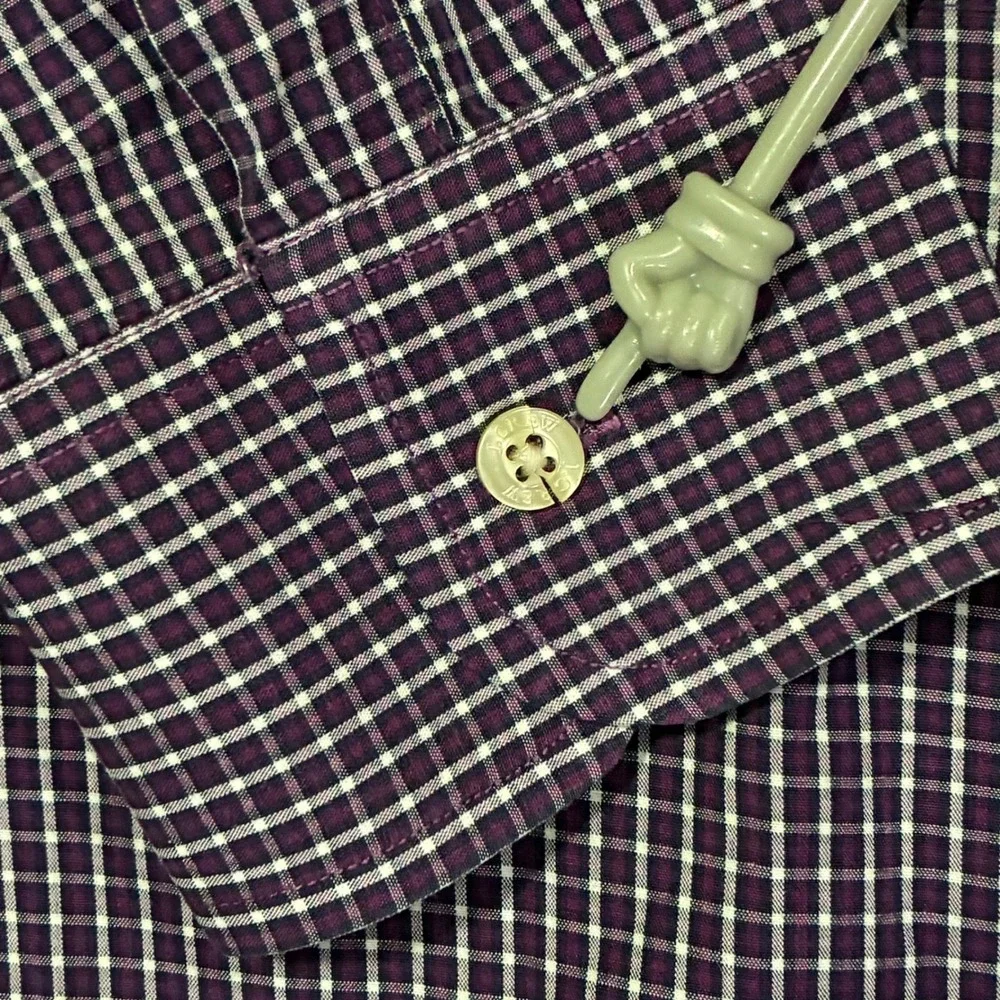 J. Crew Classic Fit Plaid Button Down‎ Shirt Long Sleeve Cotton Men's L